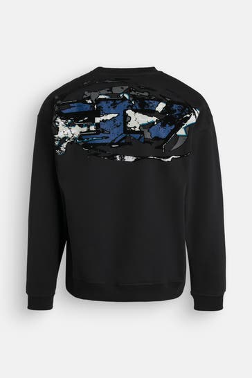 DIESEL Sweatshirt schwarz