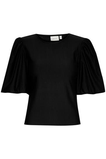 GESTUZ Blusentop schwarz