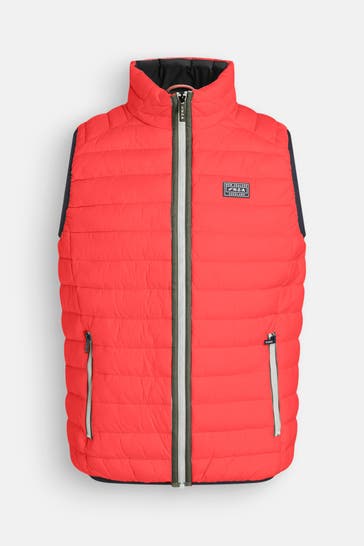 NEW ZEALAND AUCKLAND Weste orangerot