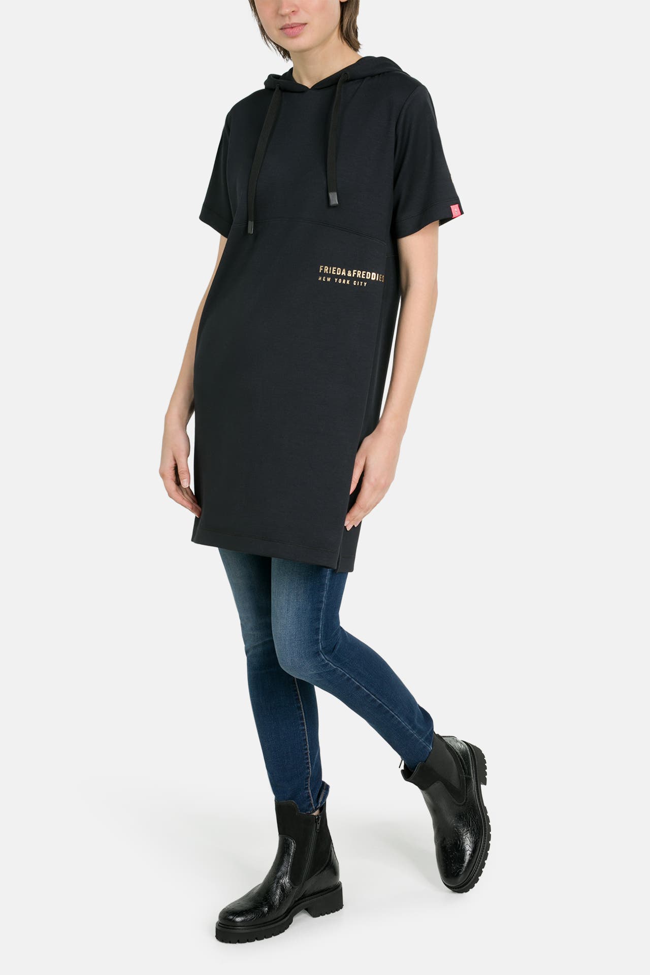FRIEDA & FREDDIES NY Sweat-Kleid schwarz, Bild 1