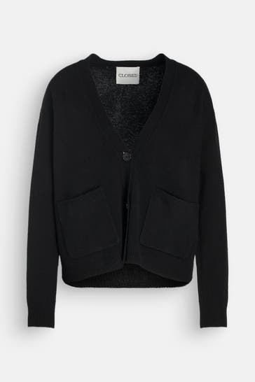 CLOSED Wolljacke schwarz