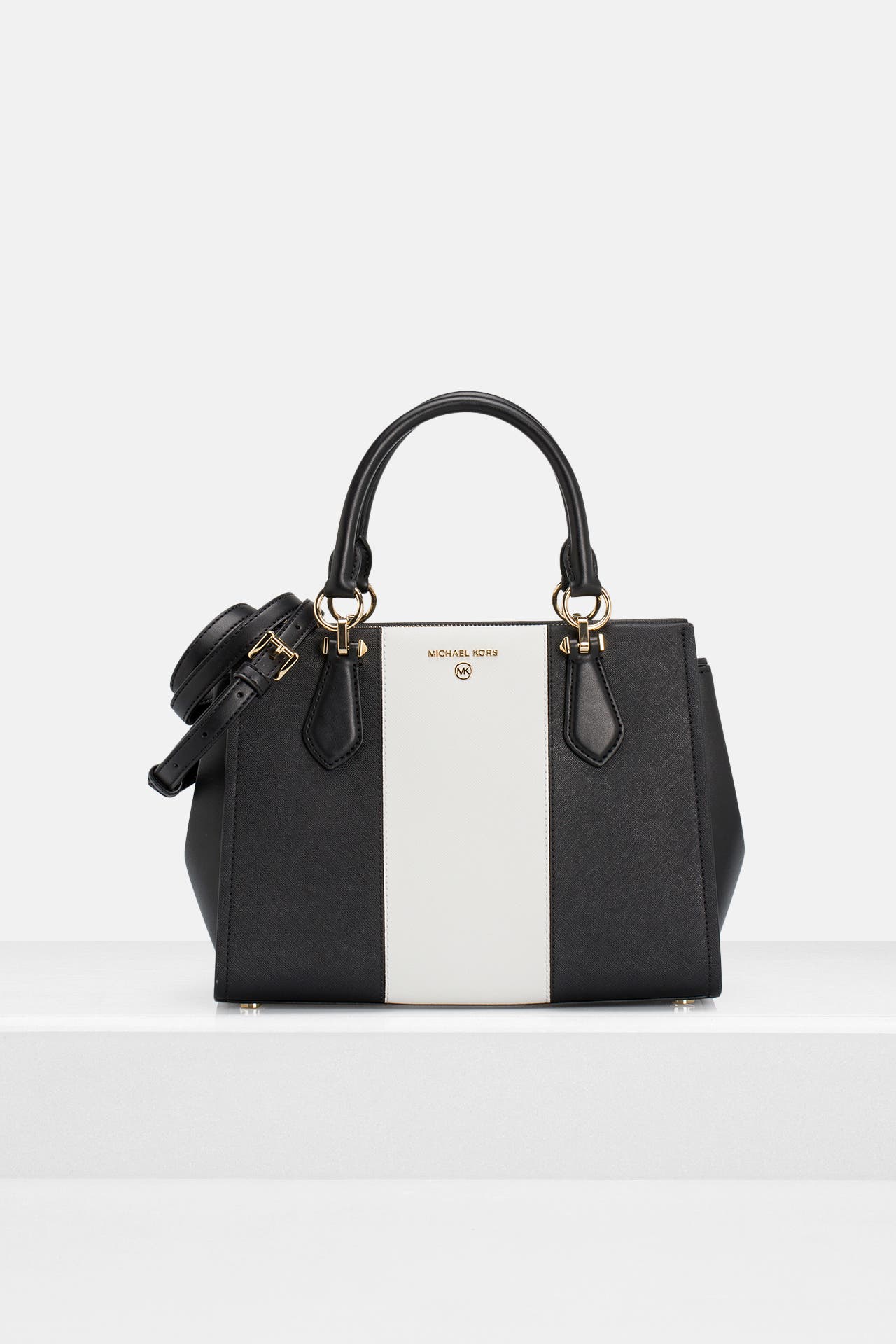 MICHAEL MICHAEL KORS Handtasche 'Satchel' schwarz, Bild 1