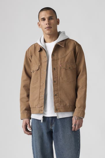 LEVI'S® Jeansjacke 'Shorthorn' camel