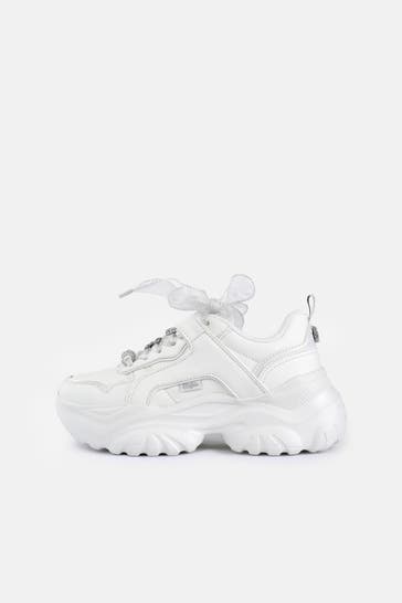 BUFFALO Sneaker 'Bliss Ice Glam' weiß