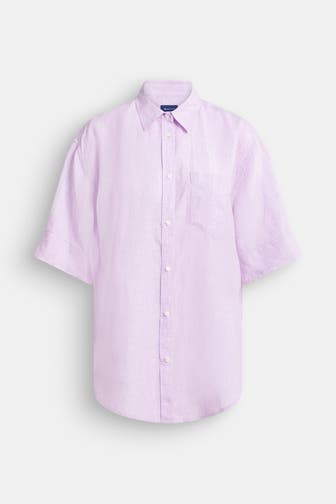 GANT Leinenbluse lila