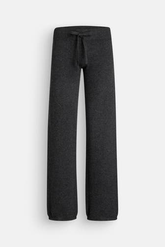 BLACK PALMS Wollhose grau