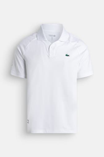 LACOSTE Funktions-Polo weiß