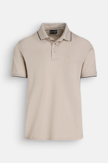 EMPORIO ARMANI Polo-Shirt greige