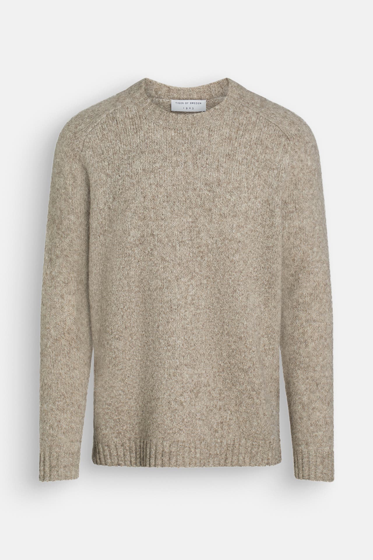 TIGER OF SWEDEN Wollmix-Strickpullover 'Adryan' greige, Bild 1