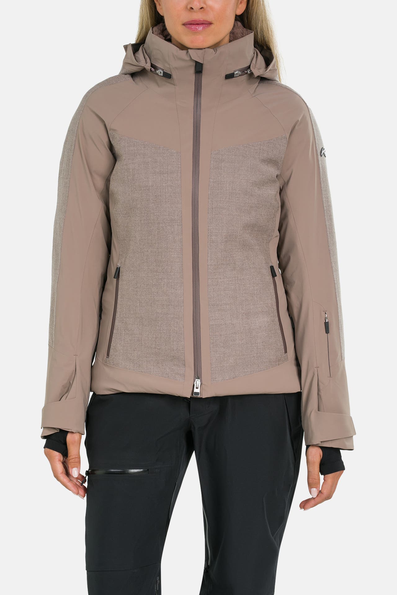 KJUS Daunen-Skijacke 'Celeste' taupe, Bild 1