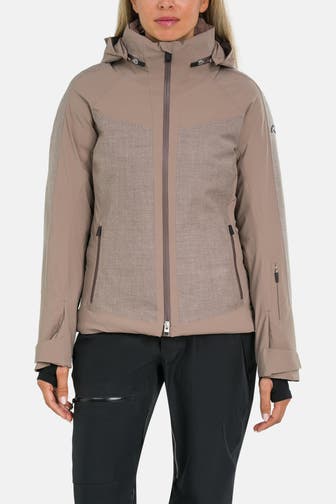 KJUS Daunen-Skijacke 'Celeste' taupe