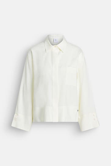 BOGNER Leinenmix-Bluse 'Ronda' vanille
