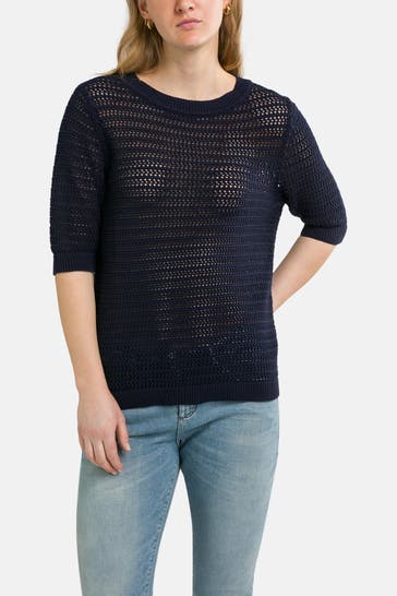 CARTOON Strickshirt navy