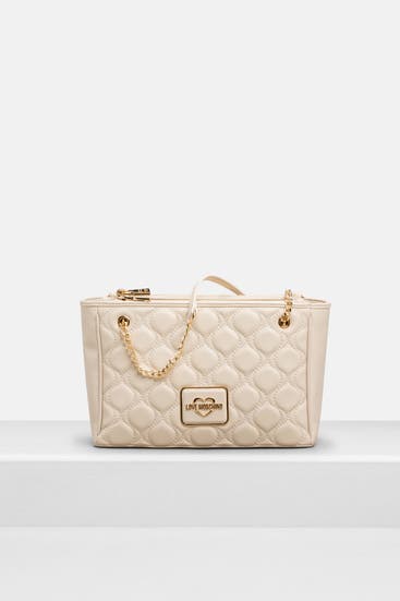 LOVE MOSCHINO - Schultertasche beige