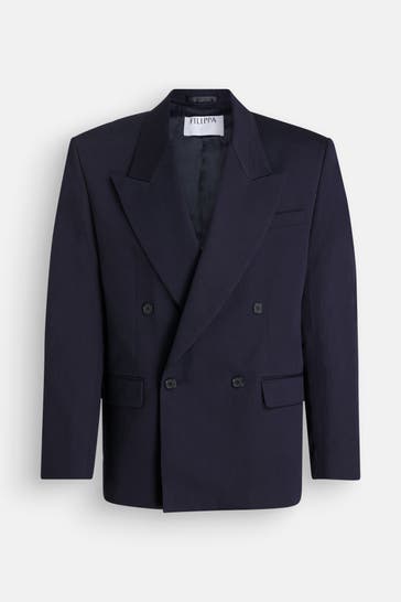 FILIPPA K Leinenmix-Sakko nachtblau