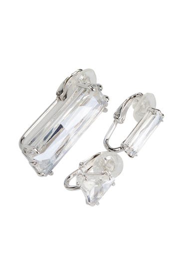 SWAROVSKI - 3er Set: Ohr-Clips 'Mesmera' silber