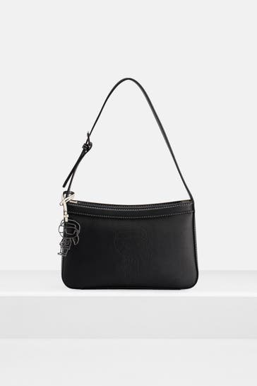 KARL LAGERFELD Schultertasche schwarz