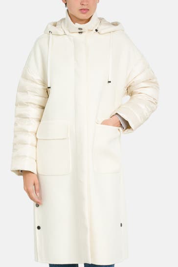 BOGNER Light-Wollmantel 'Trisha' offwhite