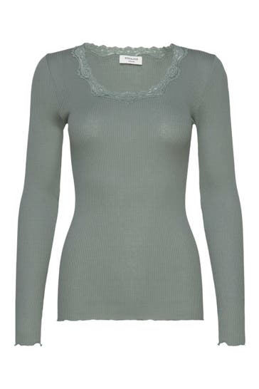 ROSEMUNDE Longsleeve smaragdgrün