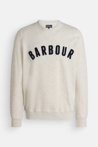 BARBOUR Sweatshirt hellgrau