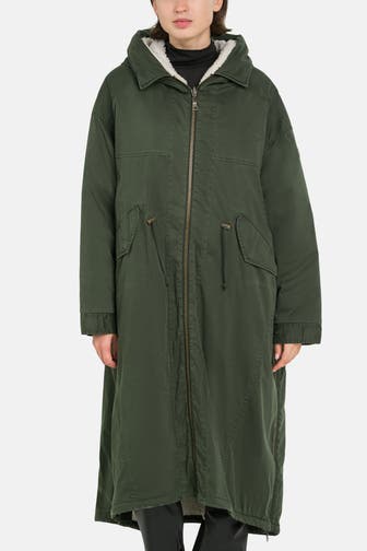 BLONDE NO. 8 Wende-Parka 'Beauty' dunkelgrün