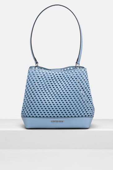 MICHAEL MICHAEL KORS Schultertasche 'Pratt' hellblau