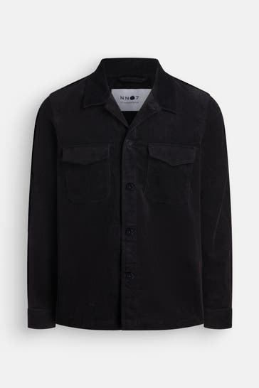 NN07 Overshirt 'Bernard' schwarz