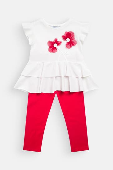 MAYORAL Set: T-Shirt und Leggings mehrfarbig