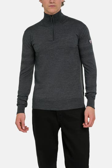 ROSSIGNOL Strickpullover dunkelgrau