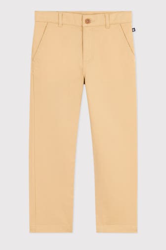 PETIT BATEAU Stoffhose hellbraun