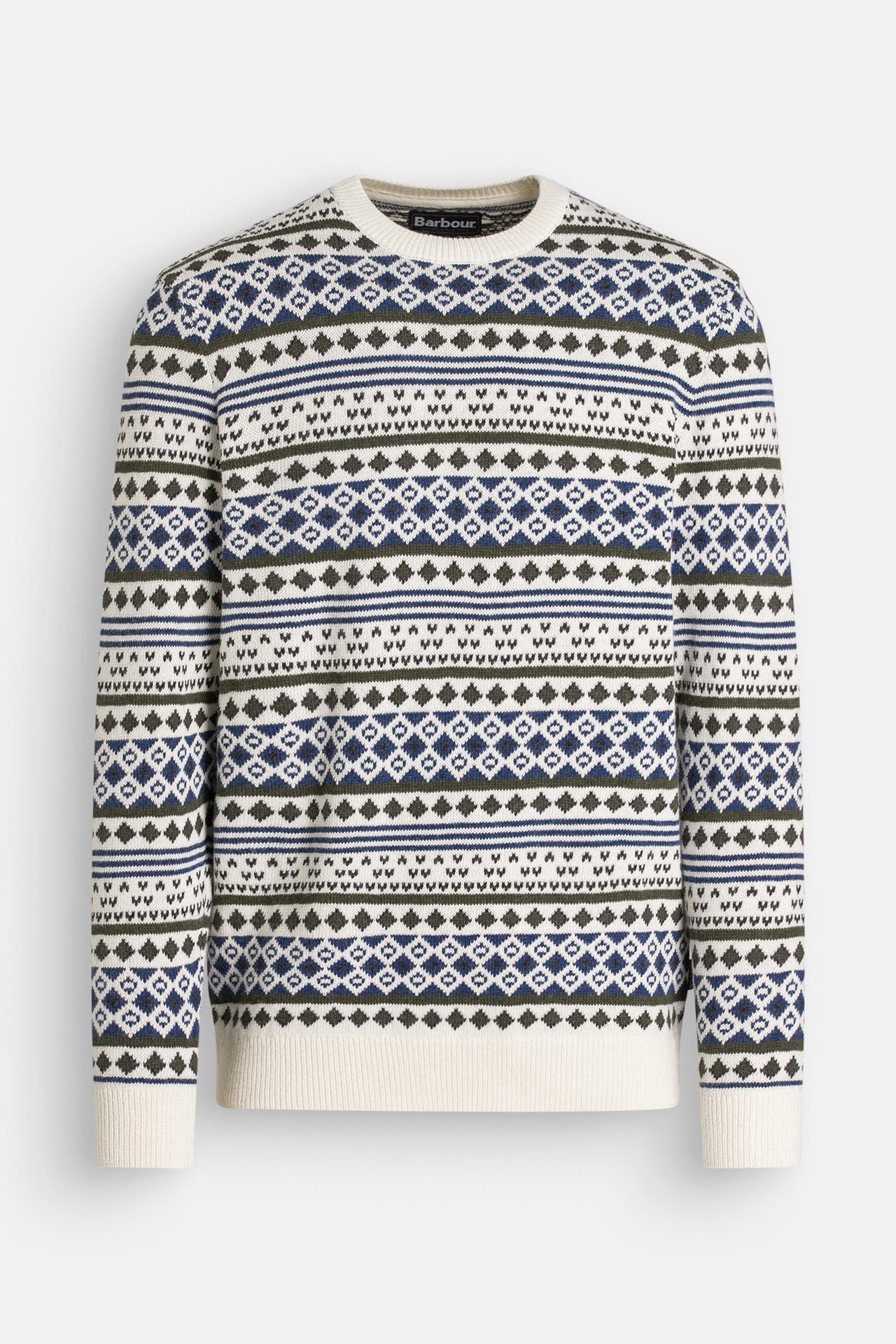 BARBOUR Wollmix-Pullover gemustert, Bild 1