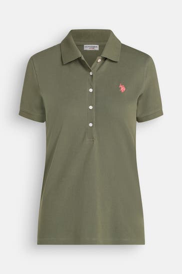 U.S. POLO ASSN. Polo-Shirt 'Mya' oliv