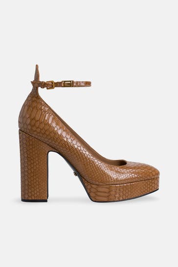 GUESS Pumps camel snake