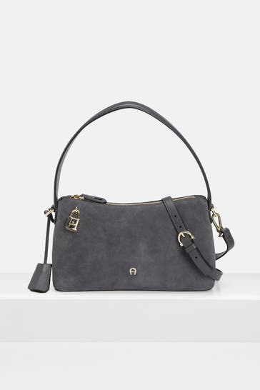 AIGNER Schultertasche 'Delia' dunkelgrau