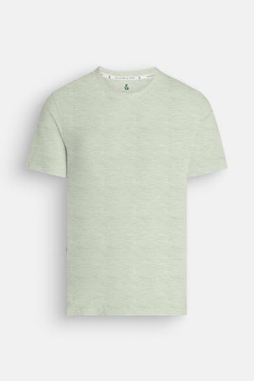 COLOURS & SONS T-Shirt pastellgrün meliert