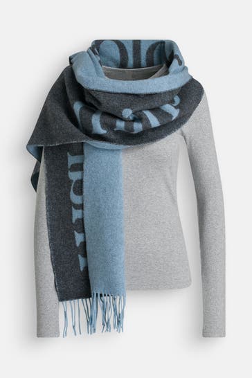 MARC O'POLO DENIM Wollschal zweifarbig
