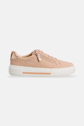CLARKS Sneaker 'Hollyhock' altrosa