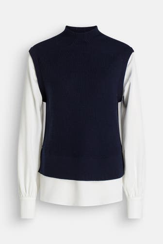 TED BAKER Layer-Oberteil zweifarbig