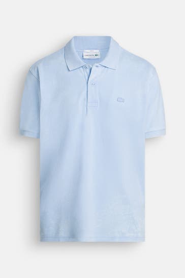 LACOSTE Polo-Shirt hellblau