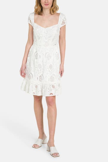 GUESS Minikleid ecru