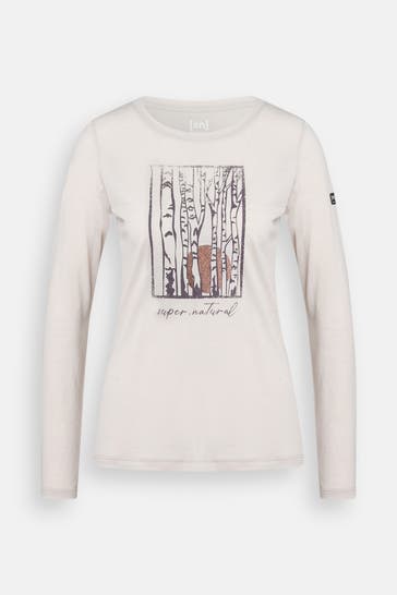 SUPER.NATURAL Longsleeve 'Sunbirch' beige