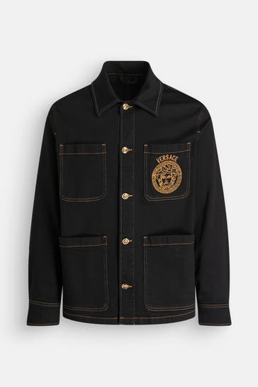 VERSACE Jeansjacke dunkelblau
