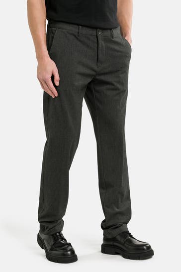 BOSS Stoffhose 'Crigan' dunkelgrau