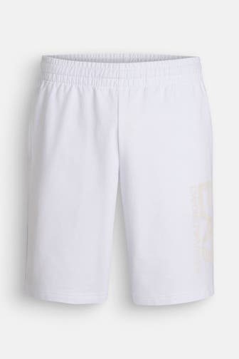 EA7 Sweatshorts 'Bermuda' weiß