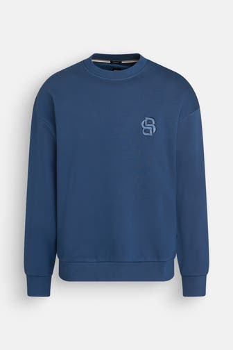 BOSS Sweatshirt 'Soleri' azurblau