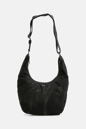 DIESEL Schultertasche grau