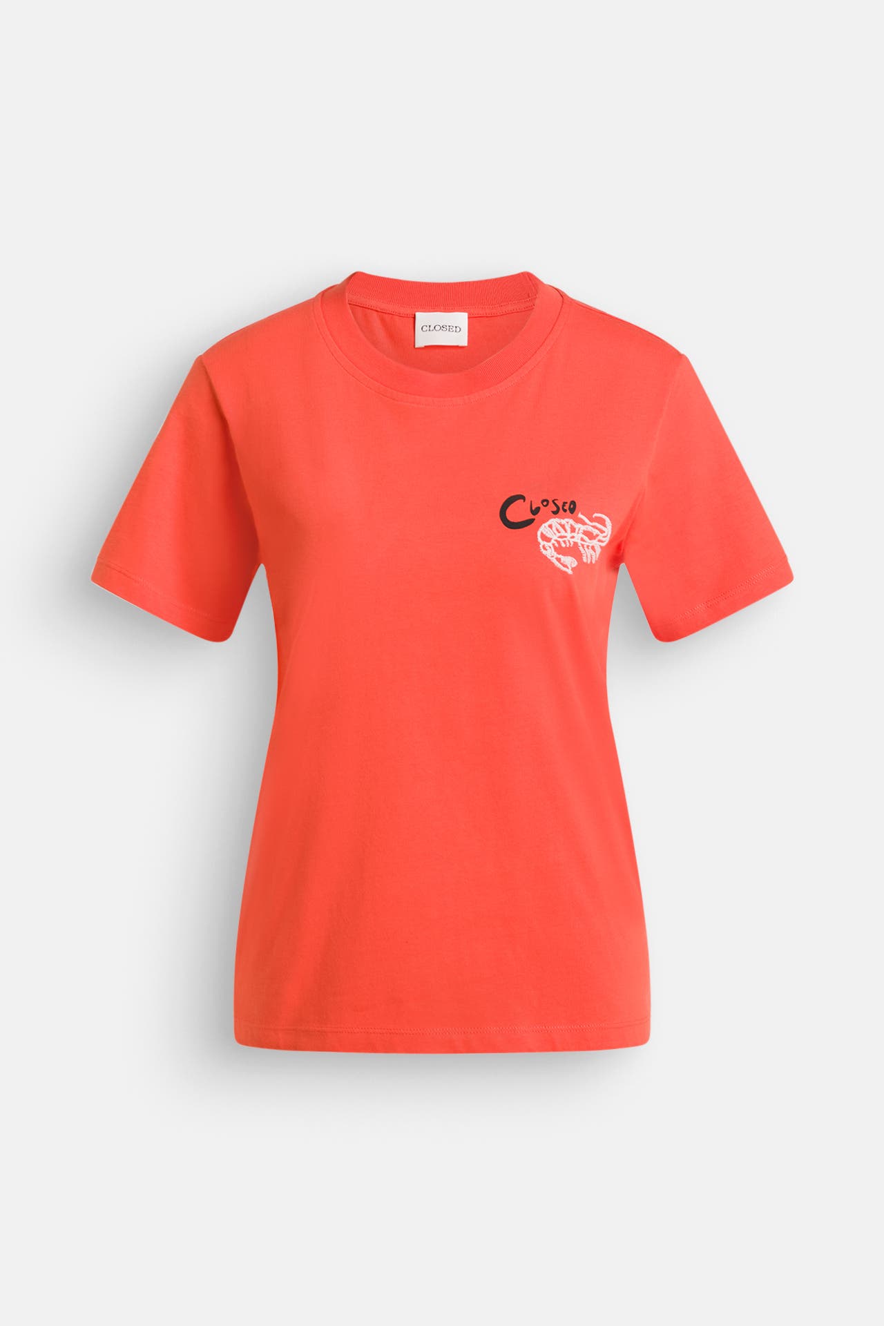 CLOSED T-Shirt orangerot, Bild 1