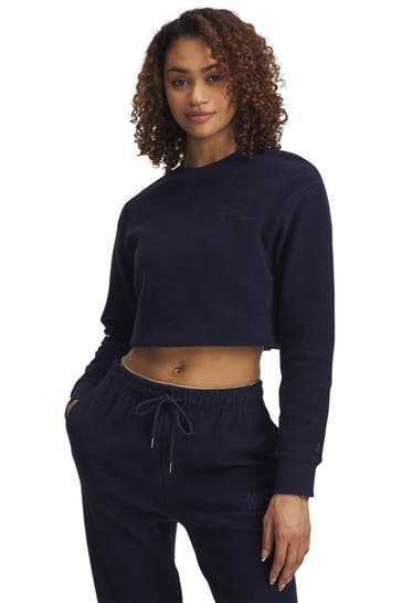 UNDER ARMOUR Sweatshirt 'Icon Terry' schwarzblau