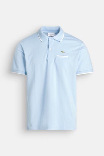 LACOSTE Polo-Shirt hellblau