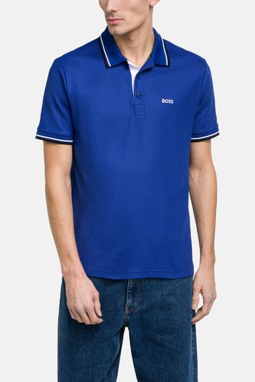 BOSS GREEN Polo-Shirt 'Paddy' königsblau